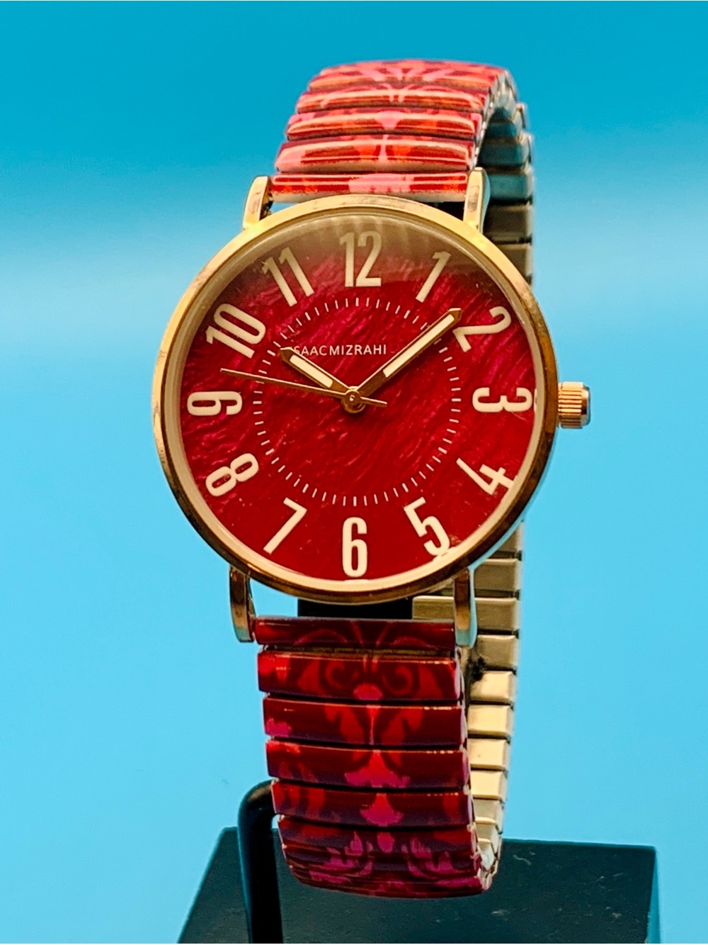 ISAAC MIZRAHI LIVE! IMZ940L Women’s Quartz Wristwatch Japan Movt Works New Batt